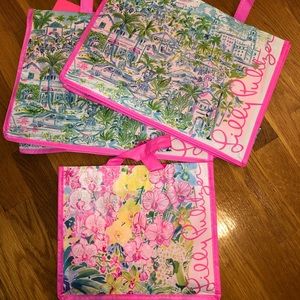 3 NEW Lilly Pulitzer Reusable Bags